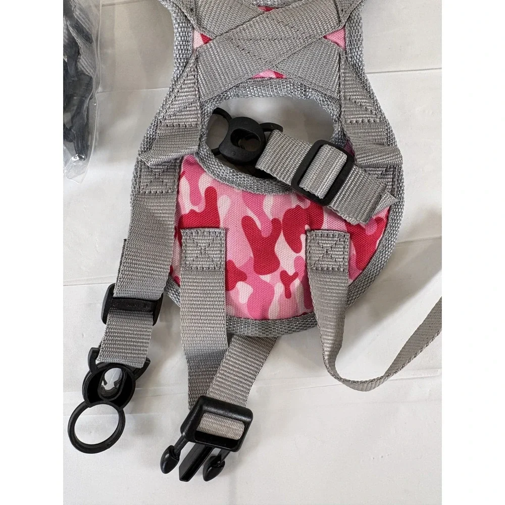 Walkin' Pets Rear‎ Lift Harness for Dogs Size XXS Pink Camo Mobility Support